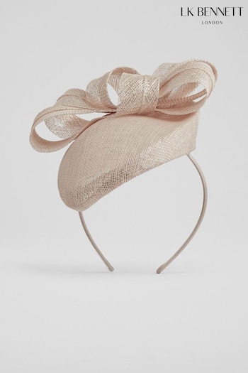 LK Bennett Elowen Mesh Bow Detail Fascinator Hat (N96144) | £99