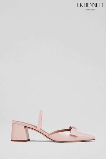 LK Bennett Cadence Patent Bow Front Slingbacks (N96159) | £279