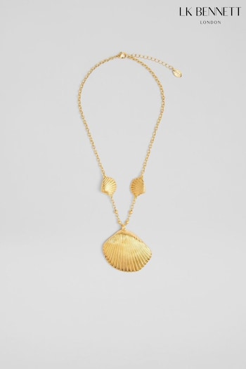 LK Bennett Coral Shell Necklace (N96195) | £79