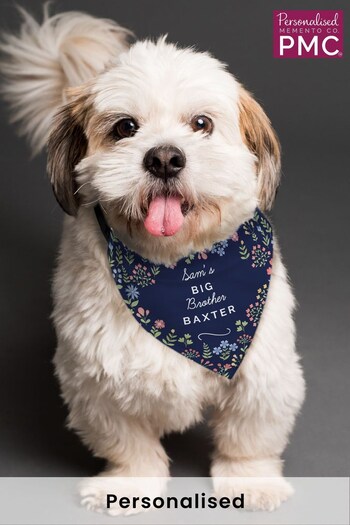Personalised Floral Dog Bandana by PMC (N96409) | £14