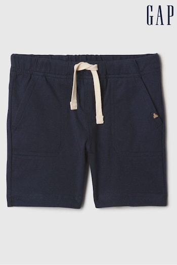 Gap Navy Brannan Bear Pull On Shorts (Newborn-5yrs) (N96442) | £6