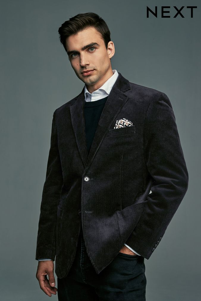 Next mens black blazer deals