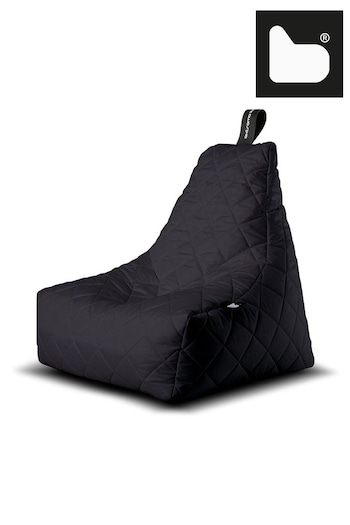Extreme Lounging Black Mighty B Quilted Bean Bag (N96576) | £150
