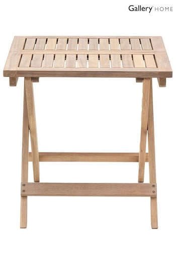 Gallery Home Natural Helmville Garden Side Table (N96603) | £65