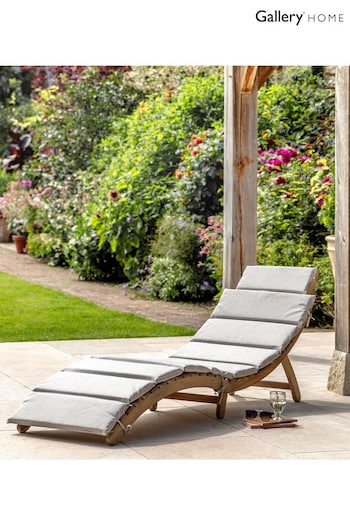 Gallery Home Natural Aeneas Garden Sunlounger (N96607) | £195