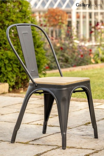 Gallery Home Black Manito Garden Set of 2 Dining Chairs (N96623) | £135