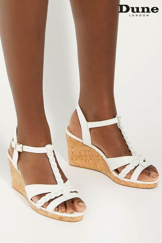 Dune black wedge sandals shop