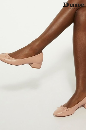 Dune London Hollies Block Heel Ballerina Shoes Buttero (N96718) | £85