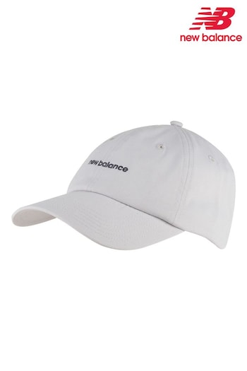 New Balance Grey 6-Panel Linear Logo Hat (N96727) | £20