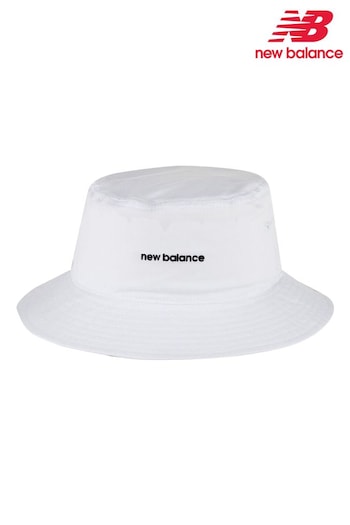 New Balance White Bucket Hat (N96753) | £23