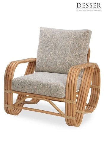 Desser Artisan Grey Brown Pretzel Conservatory Chair (N96953) | £475