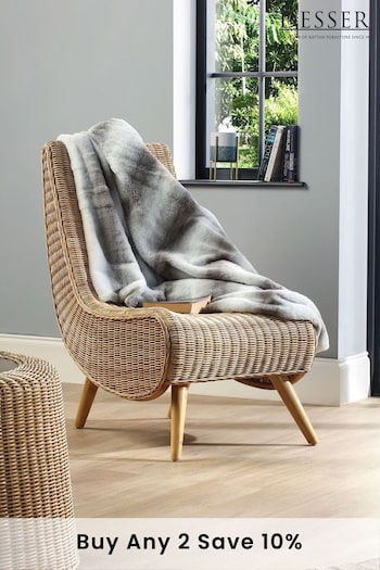 Desser Natural Teardrop Wicker Rattan Chair (N97084) | £270