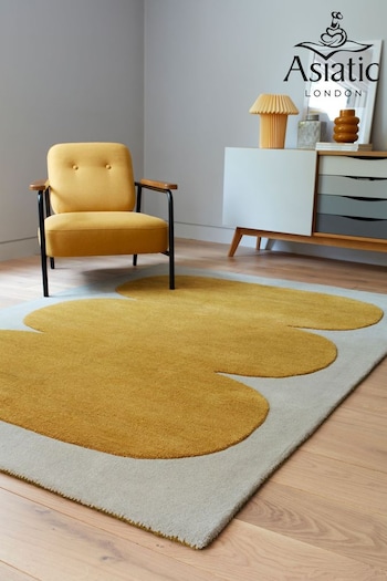 Asiatic Rugs Yellow Canvas Sculpt Rug (N97097) | £279 - £799