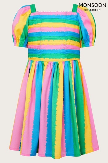 Stripe Pleated Dress (N97150) | £25 - £29