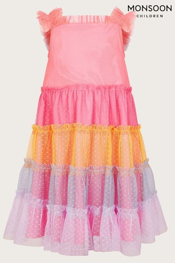 Rainbow Dobby Dress (N97163) | £38 - £43