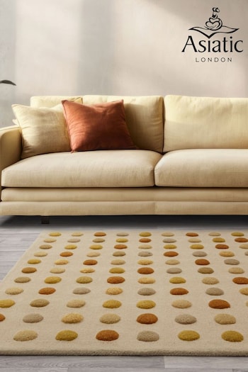 Asiatic Rugs Gold Dotty Rug (N97166) | £349 - £989