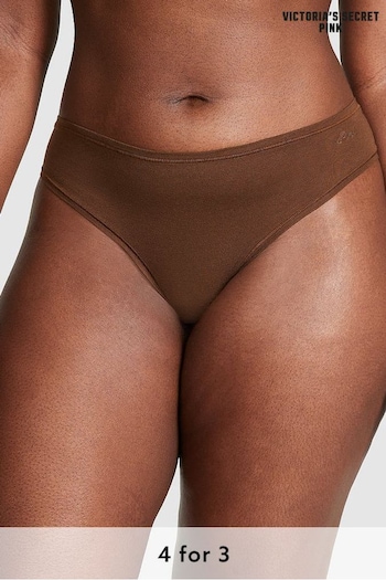 Victoria's Secret PINK Ganache Nude Cheeky Cotton Cheeky Knickers (N97406) | £9