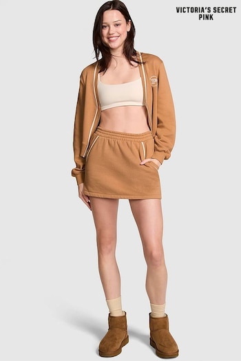 Victoria's Secret PINK Toffee Brown Knitted Fleece Skort (N97469) | £35