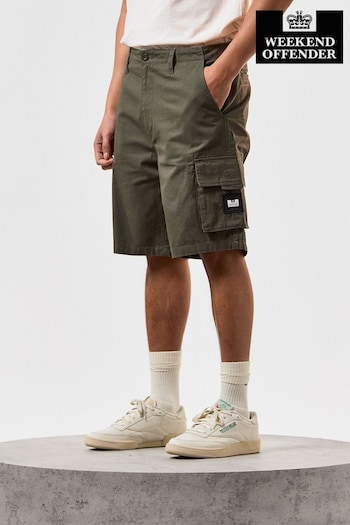 Weekend Offender Mens Mascia Logo Cargo Shorts Loulou (N97742) | £50