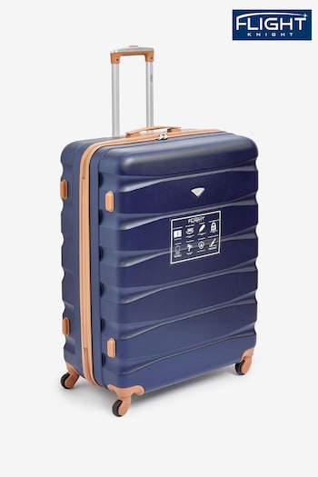 Flight Knight Blue Hardcase Large Check in Suitcases and Cabin Case Set of 3 (N97822) | £150