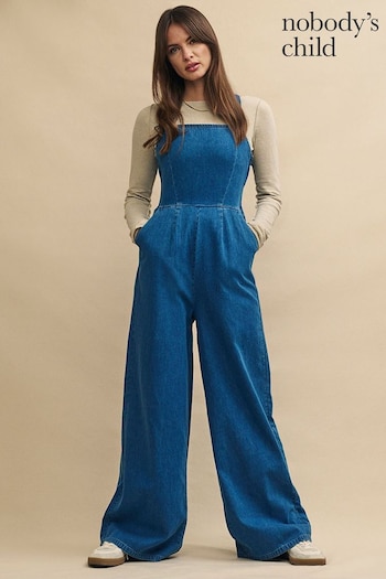 Nobodys Child Blue Denim Maisie Jumpsuit (N97938) | £79