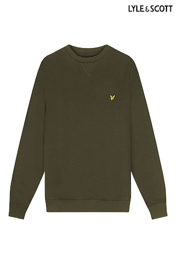 Lyle & Scott Green Crew Neck Sweatshirt (N98102) | £45 - £50