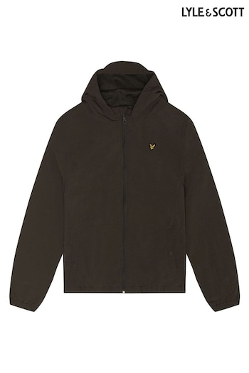 Lyle & Scott Black Zip Through Hooded Jacket (N98103) | £65 - £70