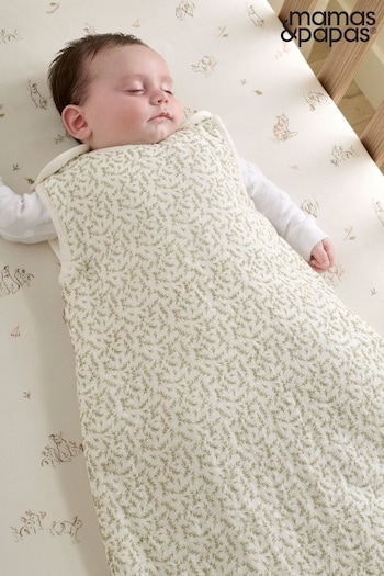 Mamas & Papas Leaf Welcome To The World Seedln 2.5T Sleepbag Taupe 06 Seed (N98134) | £35