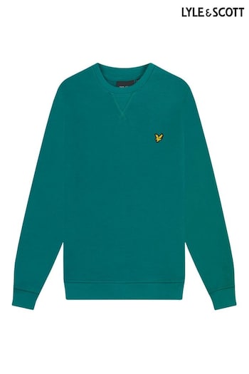 Lyle & Scott Green Crew Neck Sweatshirt (N98168) | £45 - £50