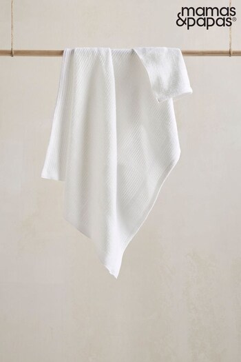 Cover Ups & Ponchos White Small Cellular Blanket (N98182) | £15