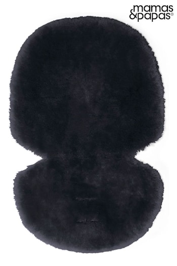Footstools & Ottomans Black Sheepskin Liner Pushchair (N98202) | £69