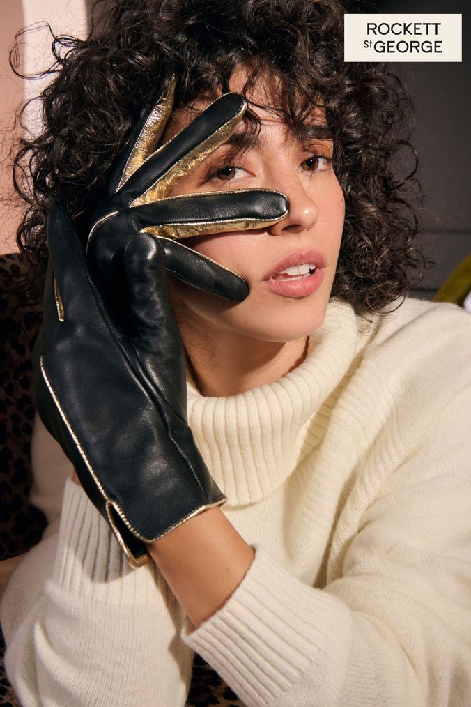 Next leather gloves discount