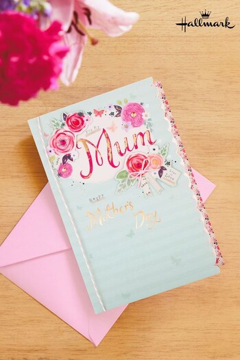 Hallmark Green Mother's Day Card for Mum Classic Floral Design (N98466) | £5.50