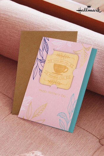 Hallmark Pink Mother's Day Card for Mum With Keepsake Coaster (N98471) | £5.20