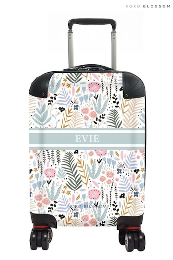Personalised Pastel Garden Suitcase by Koko Blossom (N98522) | £125 - £175