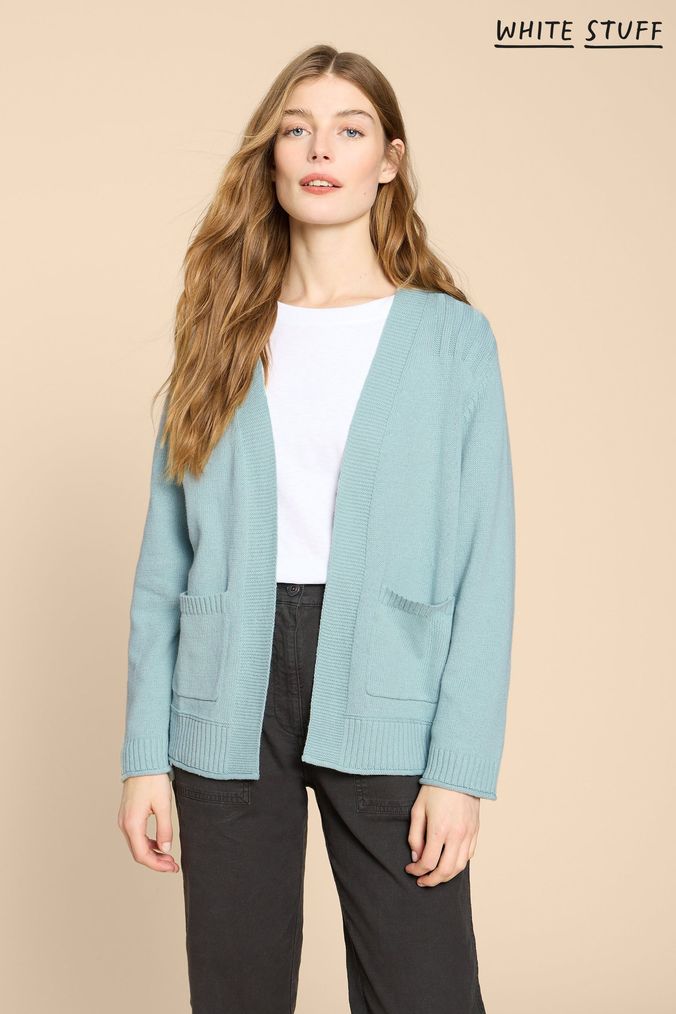 White stuff blue store cardigan