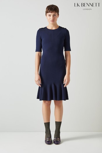 LK Bennett Annmarie Viscose Rich Dress (N98743) | £299