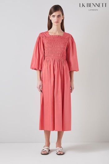 LK Bennett Calister Organic Cotton Shirt Dress (N98790) | £299