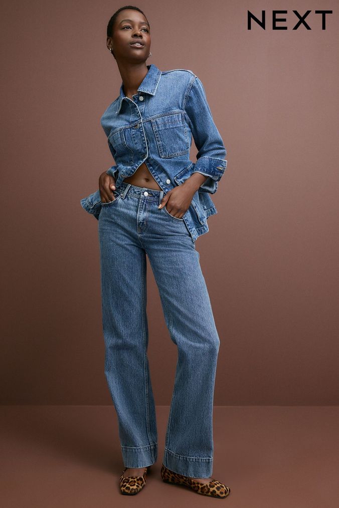 Buy Women s Straight Jeans Online Next UK