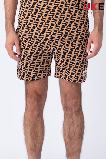 Luke 1977 Brown Dominica Apricot Shorts (N98882) | £45