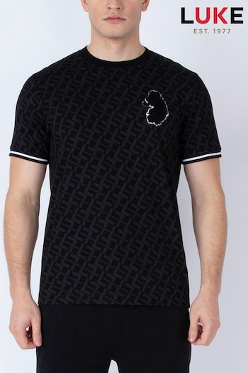 Luke 1977 Shireoak Black T-Shirt (N98987) | £50