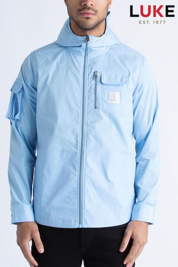 Luke 1977 Blue Nepal Hooded Jacket (N98988) | £100