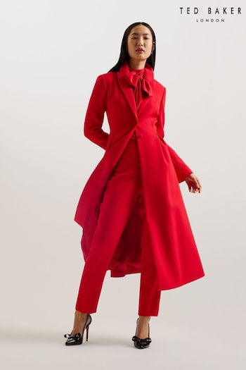 Ted Baker Red Sarela Dress Coat (N99011) | £295
