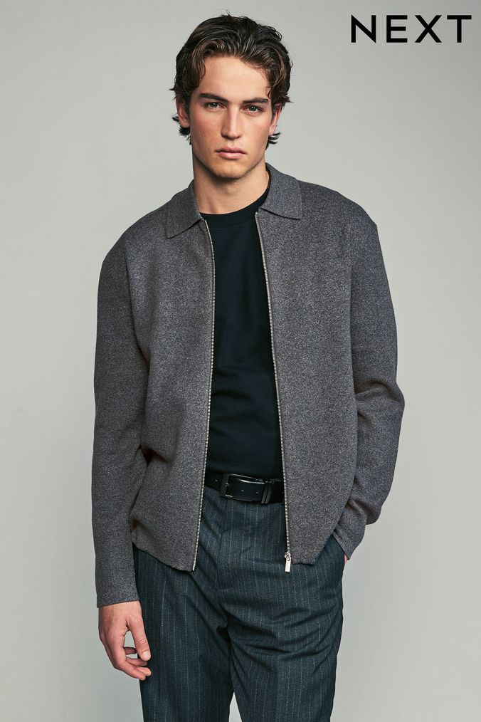 Next mens zip jumper hot sale