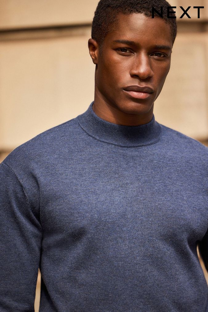 Mens Blue Knitwear Next Official Site