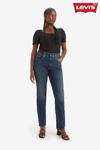 Levi's® Blue Swell 724 High Rise Straight Jeans (N99220) | £100