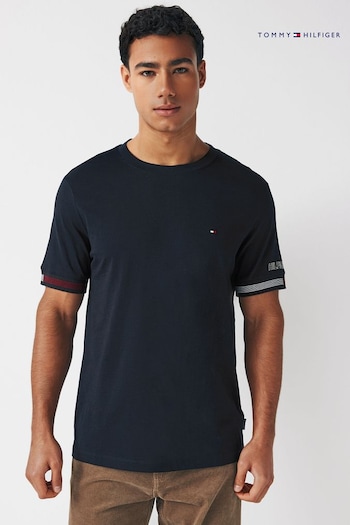 Tommy Hilfiger Flag Cuff T-Shirt (N99261) | £45