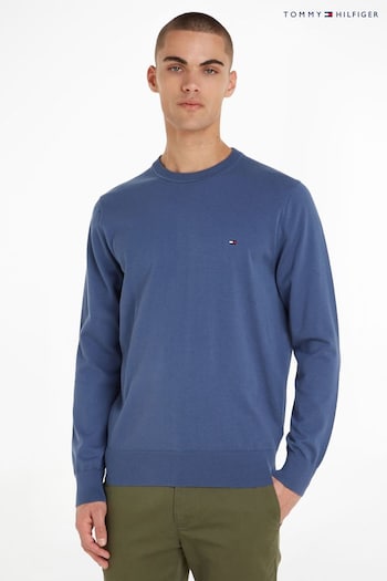 Tommy Hilfiger Blue 1985 Crew Neck Sweater (N99297) | £100