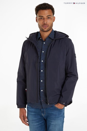Tommy Hilfiger Blue Portland Hooded Jacket (N99335) | £230