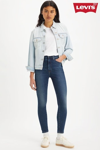 Levi's® Blue Retro High Skinny Jeans embroidered (N99449) | £100